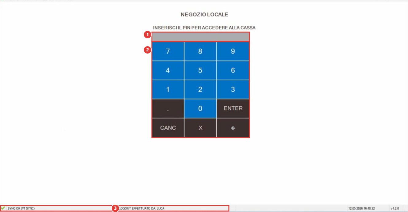 Accesso con PIN